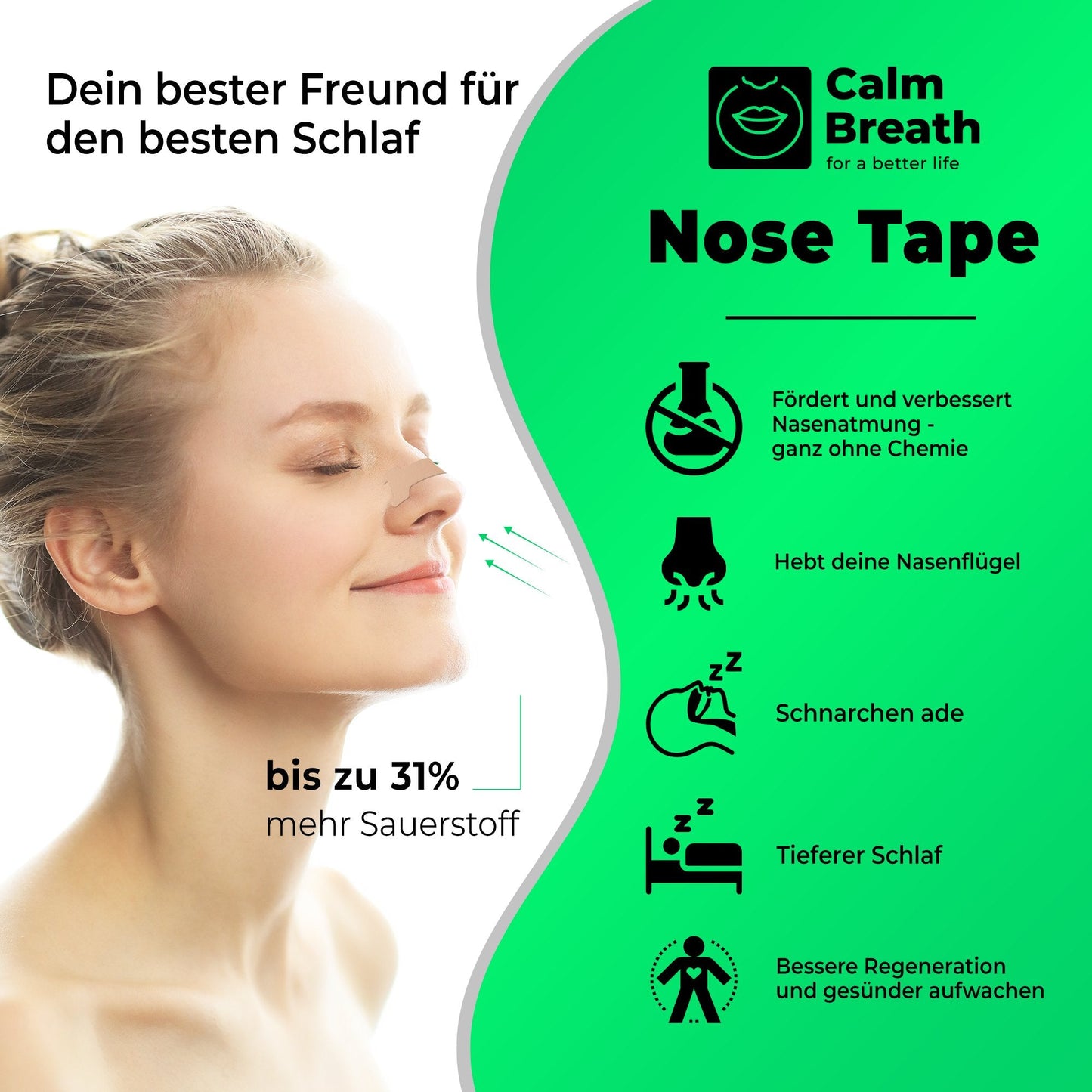 PREMIUM Health Set - Calm Breath - mouthtaping - schnarchen