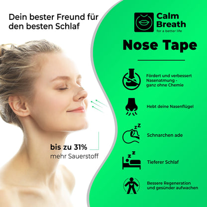 Strong NOSE TAPE - Calm Breath - mouthtaping - schnarchen